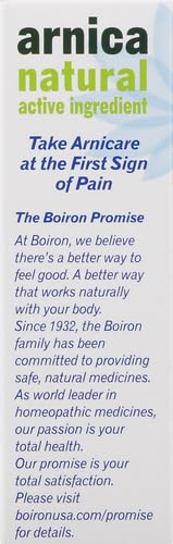 Boiron Arnicare Tablets for Pain Relief from Muscle Pain, Joint Soreness, Swelling from Injury or Bruises - 60 Count